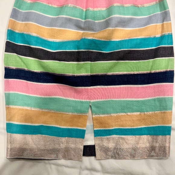 Anthropologie Tracy Reese Rainbow Pastel Striped Skirt XS 0 - Picture 4 of 6